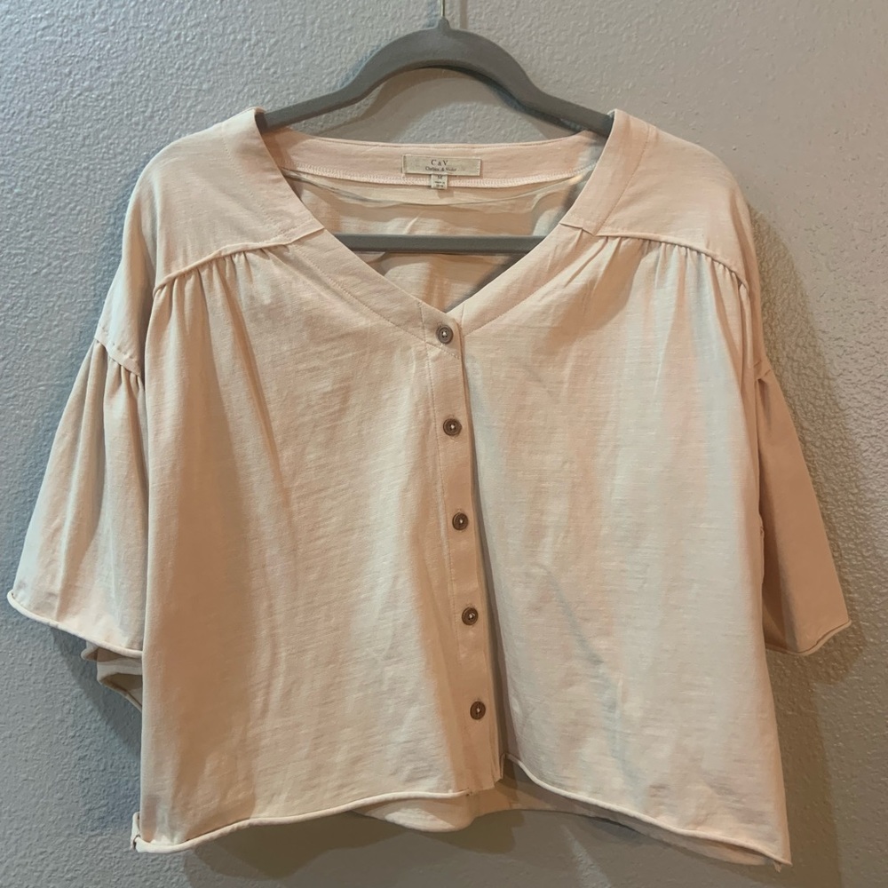 Chelsea & Violet Women's Cropped Top Size M